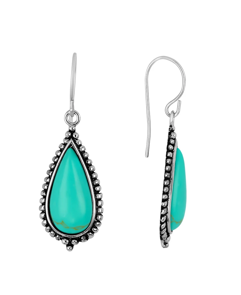 Macy's Turquoise Teardrop Earrings