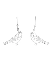 Macy's Laser Cut Cardinal Bird Drop Earrings