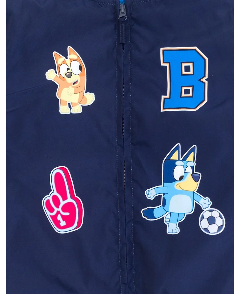 Bluey Toddler Boys' (2T-5T) Varsity Bomber Jacket
