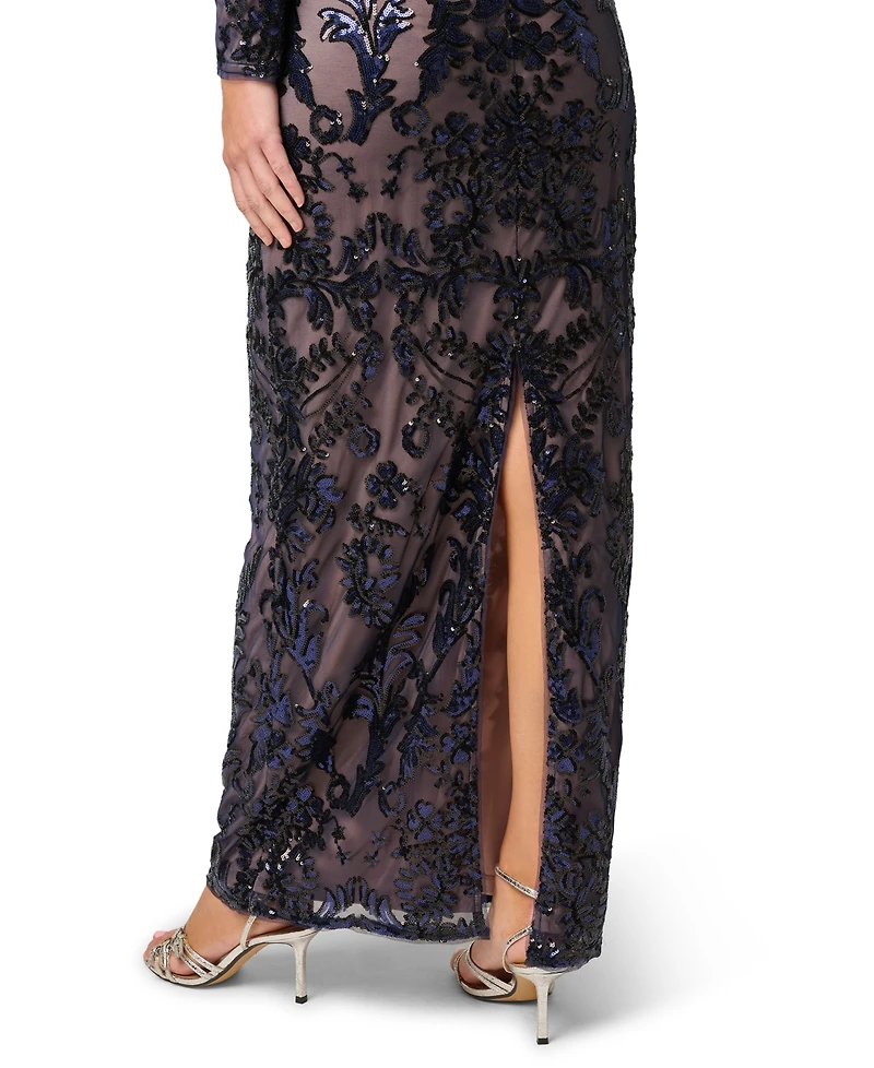 Adrianna Papell Women's Off-the-Shoulder Dress