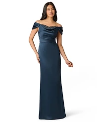 Adrianna Papell Women's Layered Bodice Gown Dress