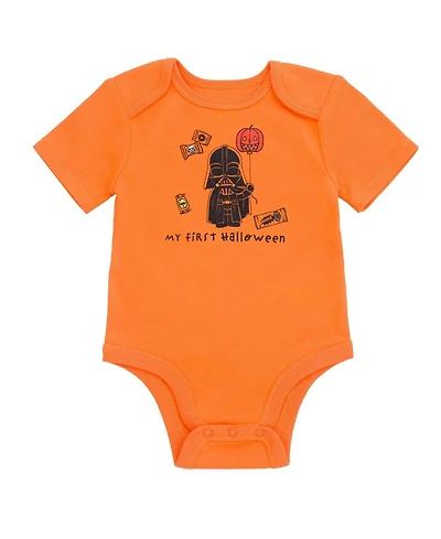 Star Wars Darth Vader Baby Boys' ( new born to 24 M ) Short Sleeve Bodysuit