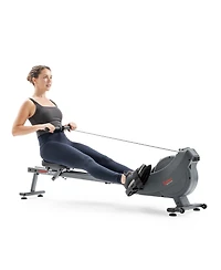 Sunny Health & Fitness Dual Rail Magnetic Rowing Machine