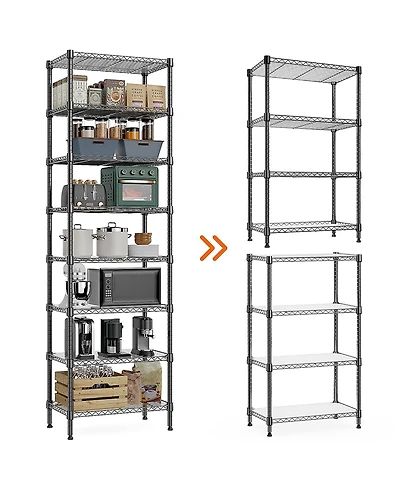 Streamdale Furniture 8-Tier 2000 lbs Heavy Duty Metal Wire Storage Shelving Unit