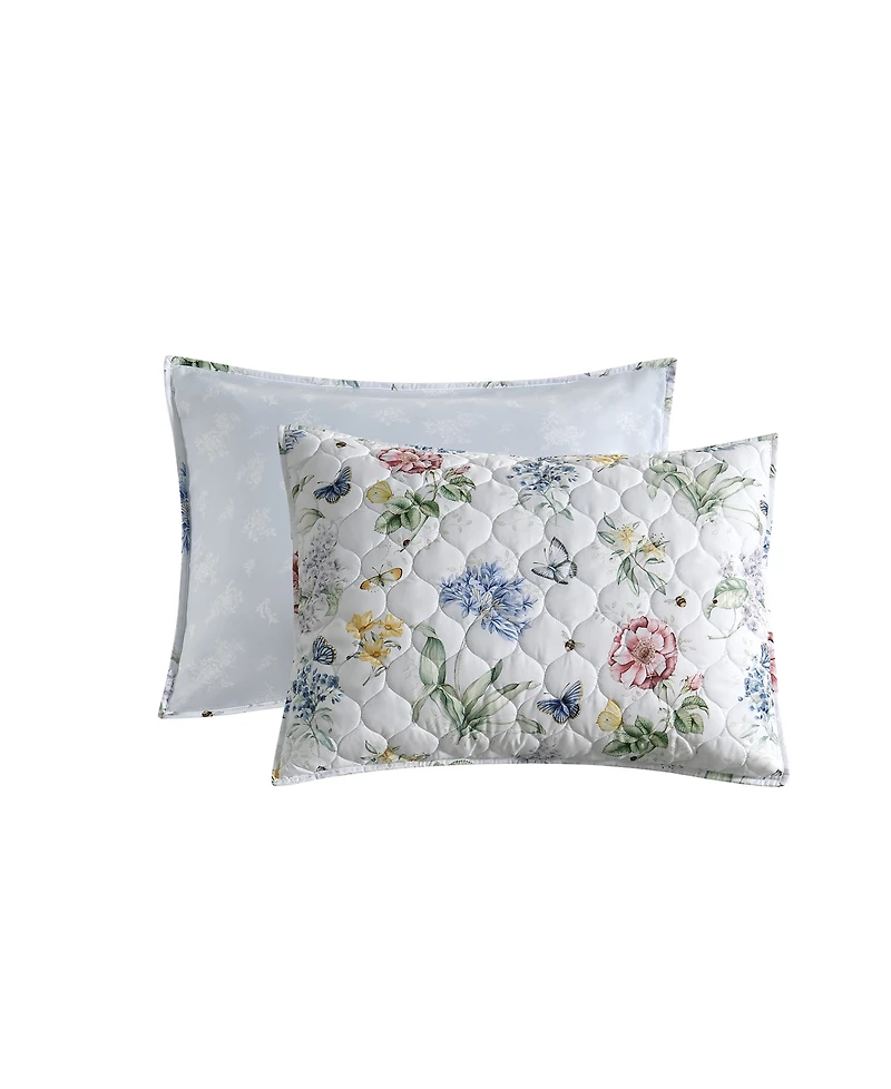 Lenox Butterfly Meadow 3-Piece Quilt Set, King
