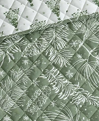 Lenox Pinecone Winter 2-Piece Quilt Set, Twin