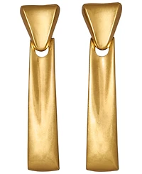Donna Karan New York Gold-Plated Valley Linear Earrings