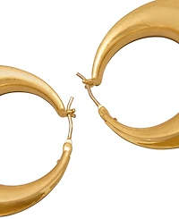 Donna Karan New York Gold-Plated Valley Hoop Earrings