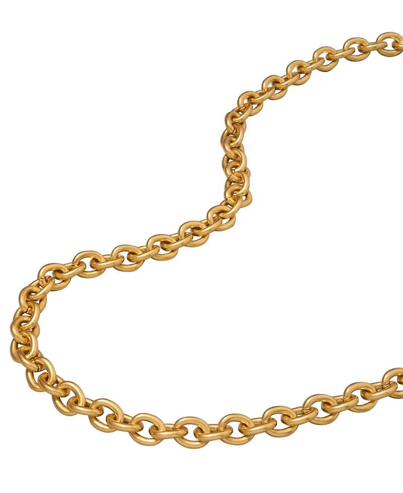 Donna Karan New York Gold-Tone Movement Pendant Necklace