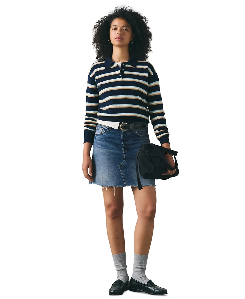 Levi's Women's Long-Sleeve Polo Sweater