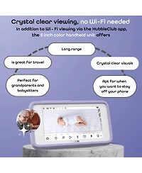 Hubble Connected SkyVision Ai with Adjustable Crib Mount