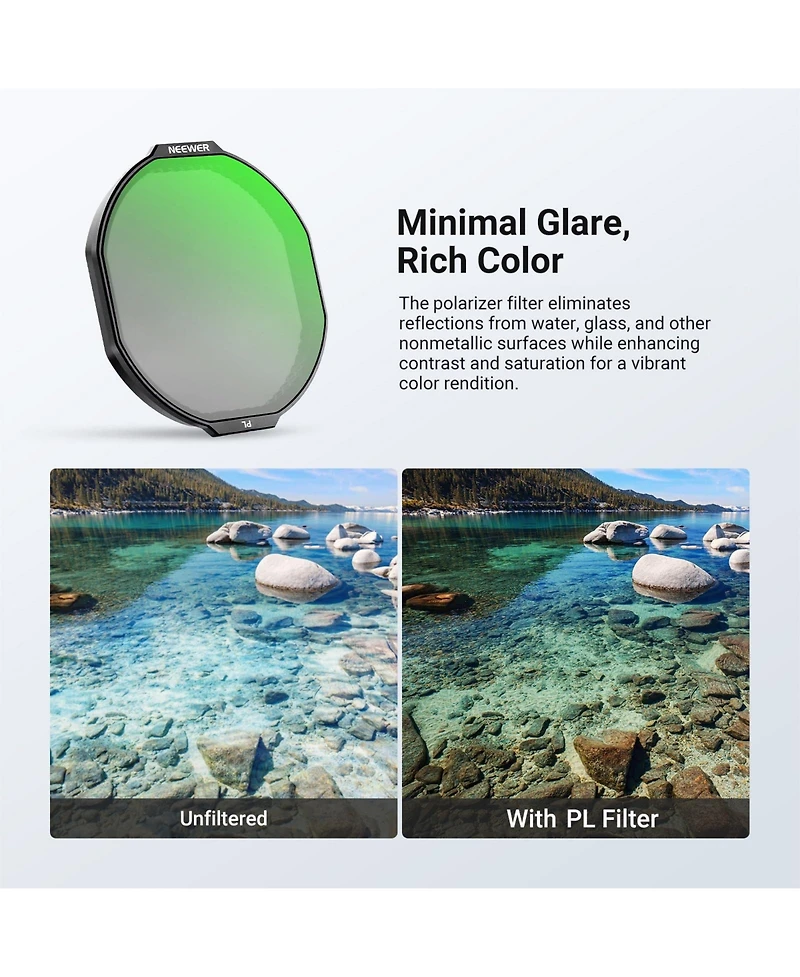 Neewer Fl-C77 Anti-Fog Hd Optical Glass Lens Accessory for Insta360 Ace Pro 2