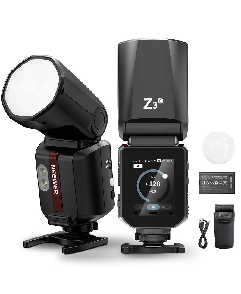 Neewer Z3-c Camera Flash with 100Ws, 3000mAh, Ttl for Canon Cameras