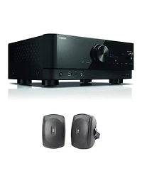 Yamaha Rx-V6A 7.2-Channel Av Receiver with Outdoor Speakers