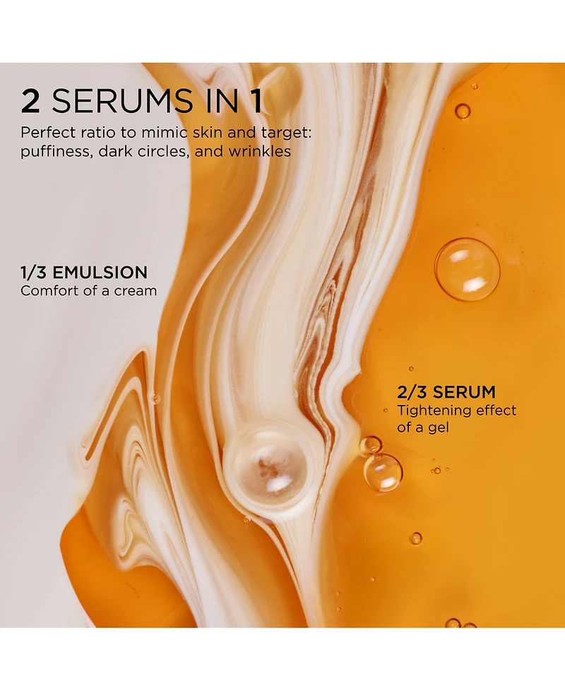 Clarins Double Serum Eye Brightening and Depuffing Anti-Aging Concentrate, 0.7 oz.