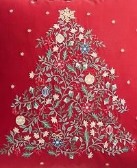 Charter Club Jolly Christmas Tree Decorative Pillow, 20" x 20", Macy's Exclusive