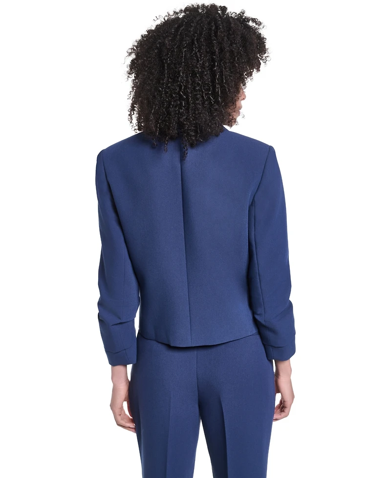 Karl Lagerfeld Paris Women's Cropped Two-Button Jacket