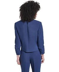 Karl Lagerfeld Paris Women's Cropped Two-Button Jacket