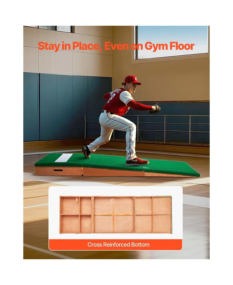 Vevor in Pitching Mound Portable Pitcher Mound Baseball Softball Outdoor Training