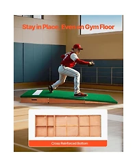 Vevor in Pitching Mound Portable Pitcher Mound Baseball Softball Outdoor Training