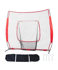 Vevor 7x7 ft Baseball Softball Practice Net Hitting Batting Training Carry Bag