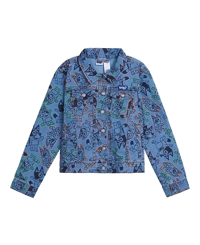Bluey Girls Denim Jacket