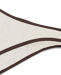 Reiss Women's Johannah Tipped Shirred Bikini Bottoms