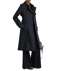 Reiss Women's Azura Hooded Double-Breasted Trench Coat