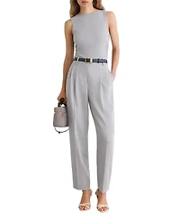 Reiss Women's Trinny Ruched Boat-Neck Vest