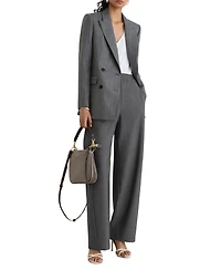 Reiss Women's Elle Pull-On Barrel-Leg Trousers