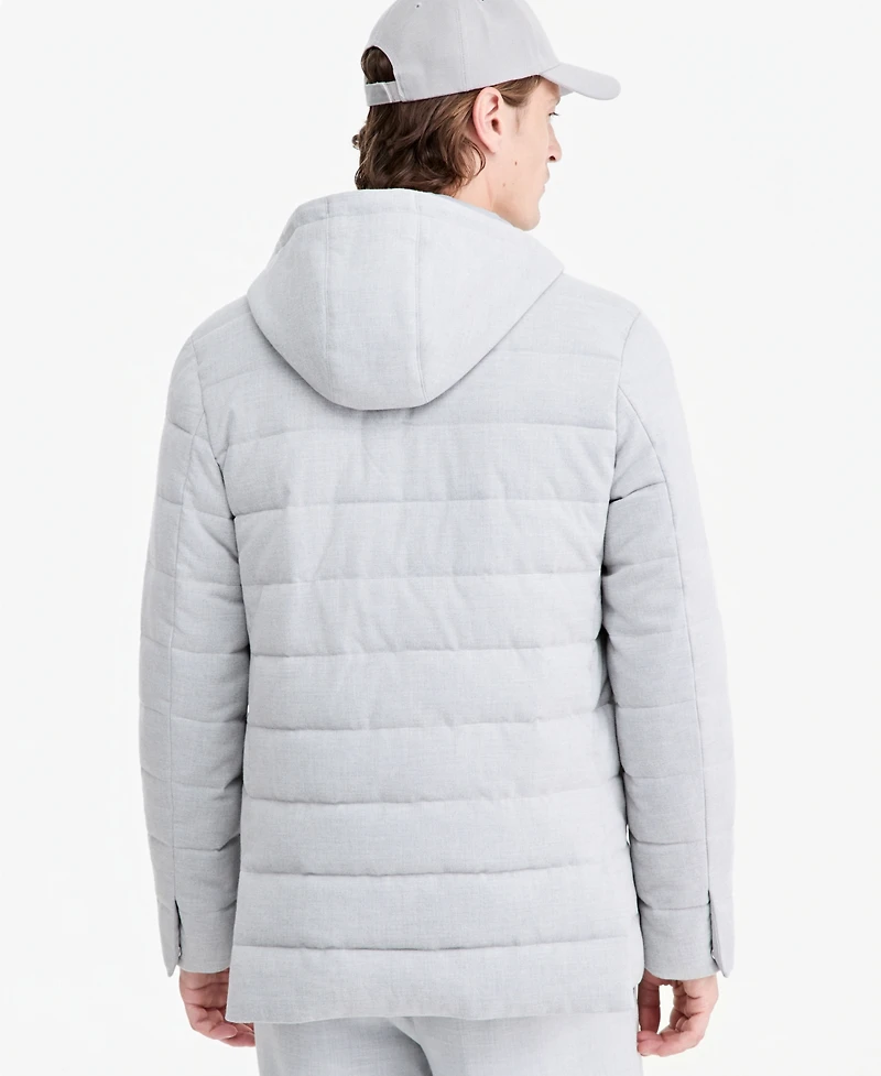 Alfani Men's Tech Stretch Single-Breasted Quilted Blazer, Macy's Exclusive