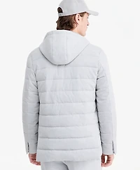 Alfani Men's Tech Stretch Single-Breasted Quilted Blazer, Macy's Exclusive