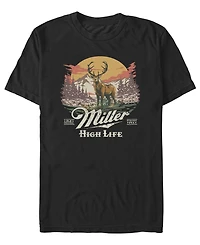 Fifth Sun Men's Coors Brewing Company Miller Nature T-Shirt