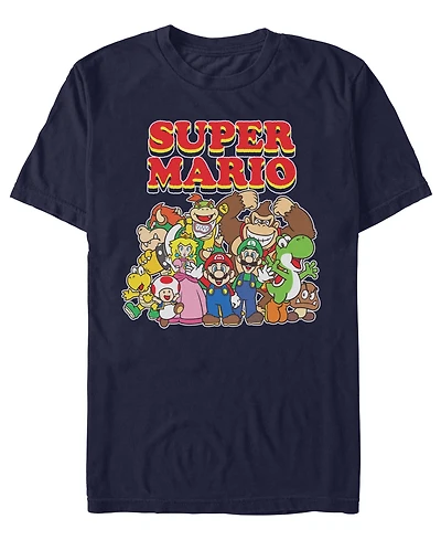 Fifth Sun Men's Nintendo Super Mario Retro Bros T-Shirt