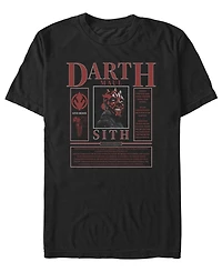 Fifth Sun Men's Star Wars Maul Card T-Shirt