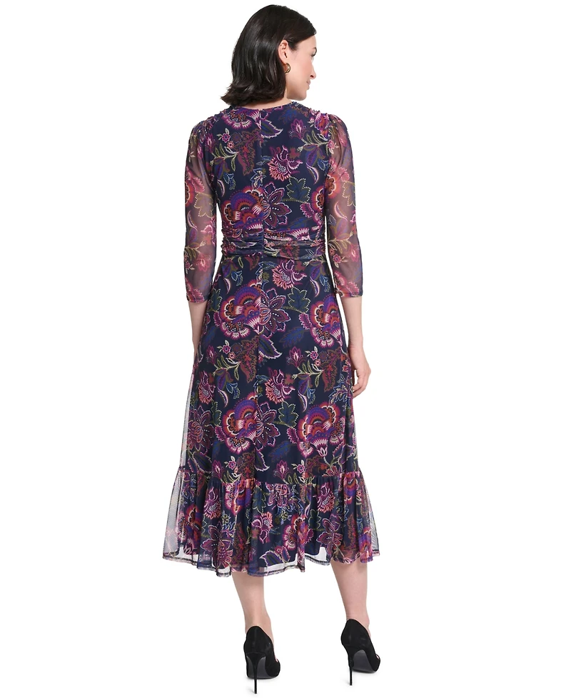 Jessica Howard Women's Crew Neck Dress
