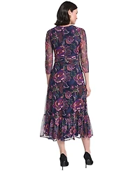 Jessica Howard Women's Crew Neck Dress