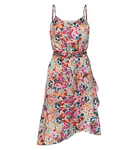 Lascana Women's Satin Tie Waist Dress