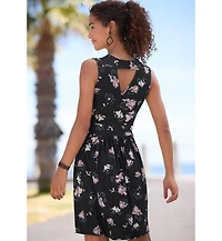 Lascana Women's Open Back Detail Dress