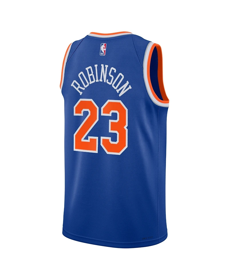 Nike Big Boys and Girls Mitchell Robinson Blue New York Knicks Swingman Icon Edition Jersey