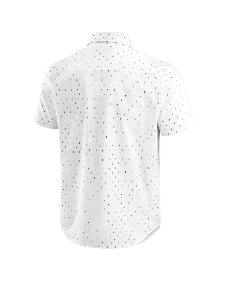 Darius Rucker Collection By Fanatics Men's Cream Baltimore Orioles Printed Button-Down Shirt