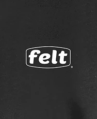 New Era x Felt Men's New Black Atlanta Braves T-Shirt