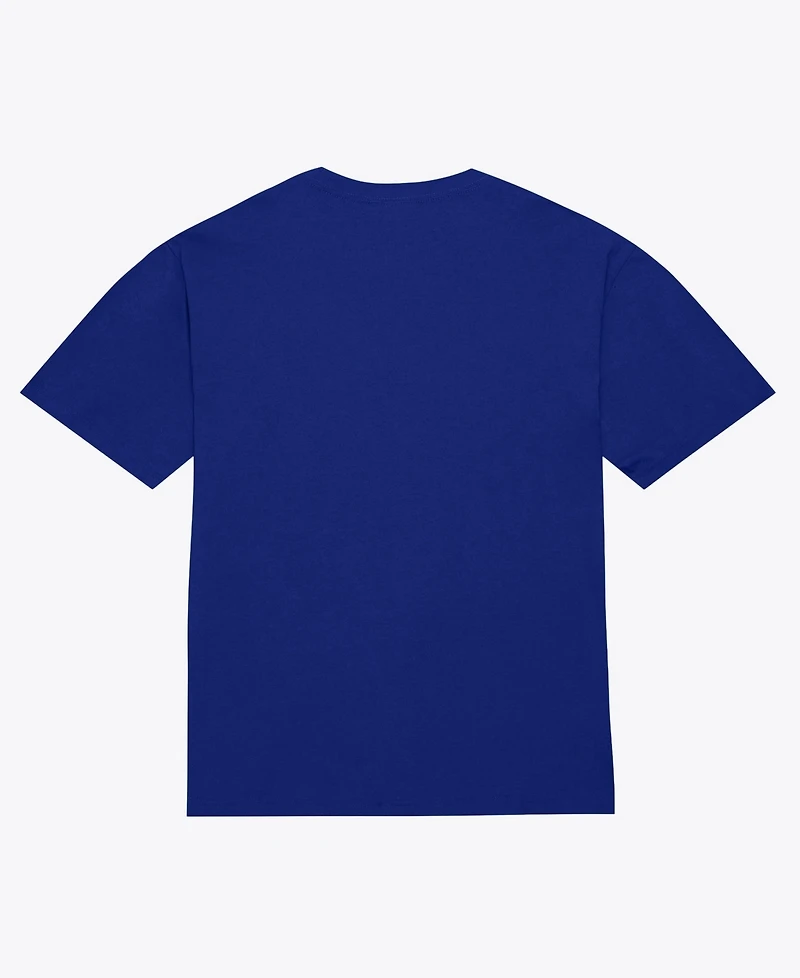 Mitchell & Ness Men's Blue New York Knicks 1973 Nba Finals Champions Net T-Shirt