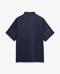 Jordan Men's Navy Michigan Wolverines 2026 Sideline Short Sleeve Quarter-Zip Coach Shirt