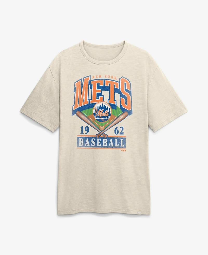Fanatics Men's Tan New York Mets Stadium Slub T-Shirt