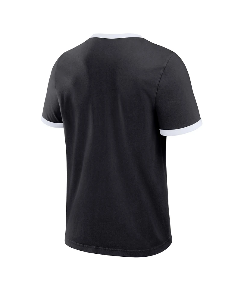 Darius Rucker Collection By Fanatics Men's Black Arizona Diamondbacks Washed Ringer T-Shirt