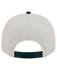 New Era Men's Cream/Dark Green Philadelphia Phillies Chrome A-Frame 9FIFTY Snapback Hat