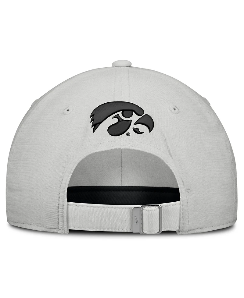Nike Men's and Women's Gray Iowa Hawkeyes 2026 On-Field Gameday Club Adjustable Hat