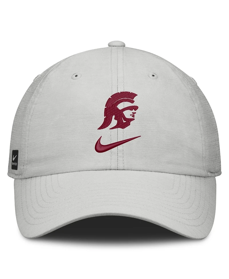 Nike Men's and Women's Gray Usc Trojans 2026 On-Field Gameday Club Adjustable Hat