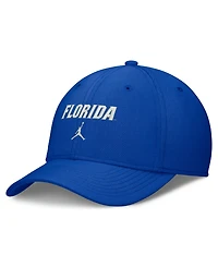Jordan Men's Royal Florida Gators Rise On-Field Swoosh Flex Dri-fit Hat